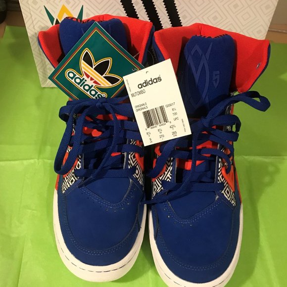 Adidas Men's Mutombo Multi Color Basketball Shoes Q33017 - Picture 4 of 7